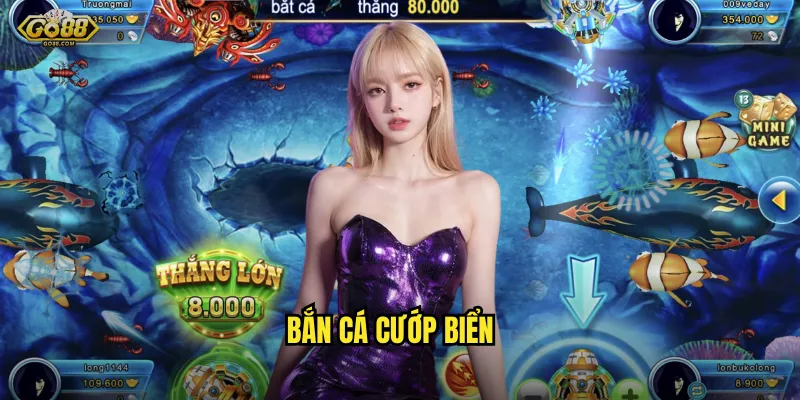 Bắn cá cướp biển go88 sh - Săn kho báu đại dương, đổi thưởng liền tay 9 bắn cá cướp biển